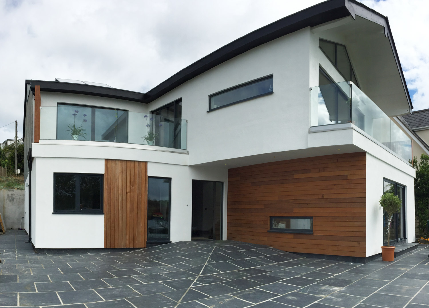 Cornwall Architect designed house - entrance
