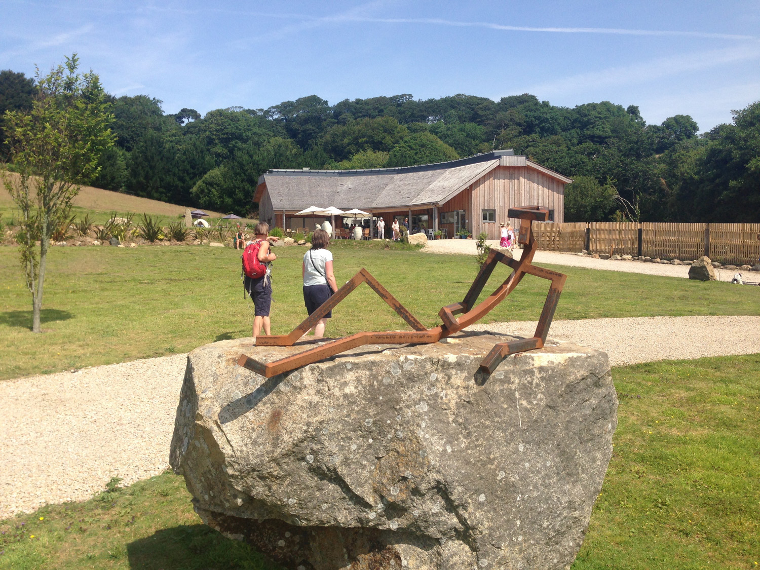 Commercial architect designed building in Cornwall entrance